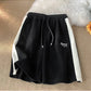 Striped Letter Embroidered Home Wear Shorts Pants