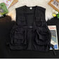 Cute Multi Pockets Vest Jacket