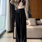 High Waist Velvet Warm Long Pants