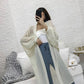 Long Chiffon Transparent Blouse Shirts