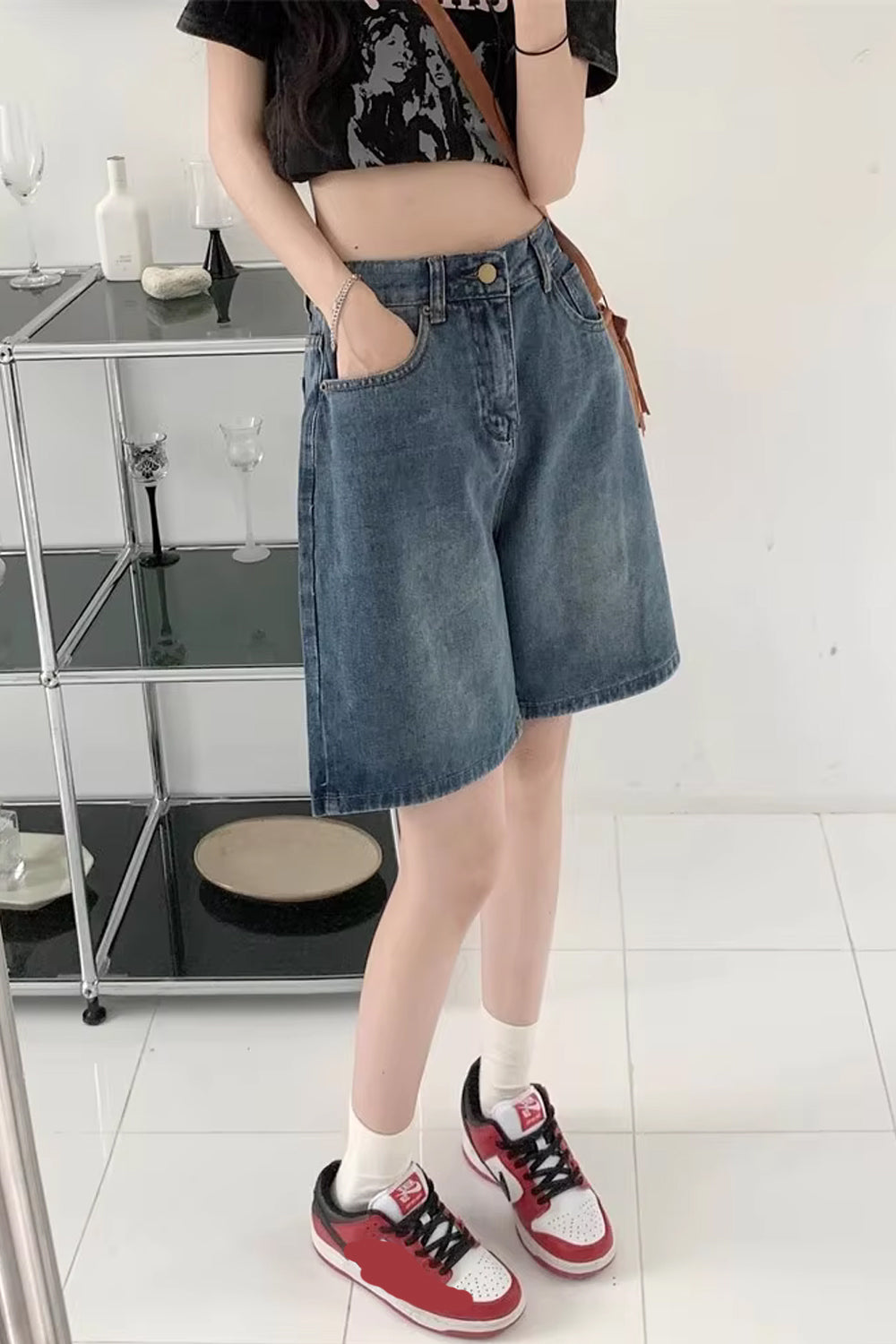 High Waist Casual Summer Denim Shorts Jeans