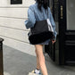 Loose High Neck Casual Denim Jeans Jacket