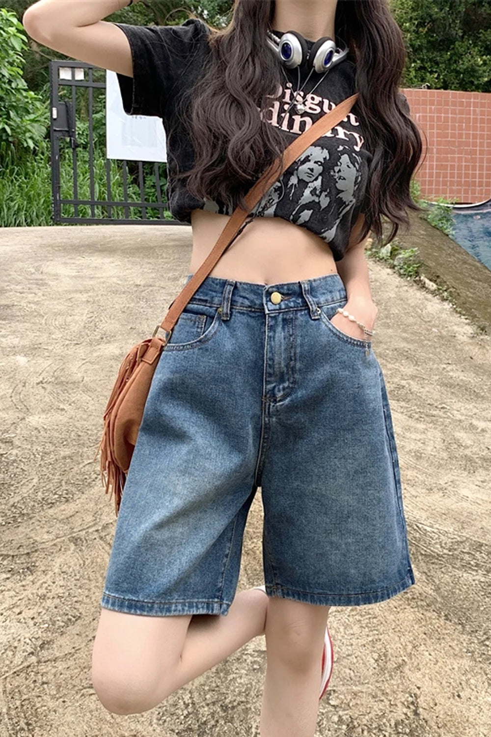 High Waist Summer Denim Shorts Jeans