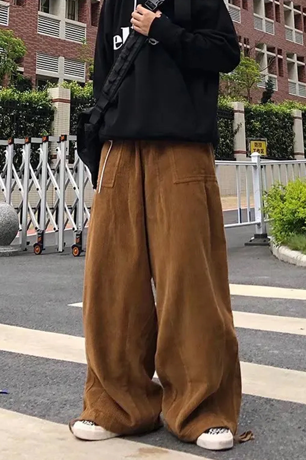 Loose Classic Corduroy Long Pants