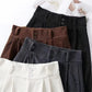 High Waist Loose Retro Corduroy Pants