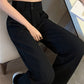 High Waist Loose Basic Colors Office Long Pants