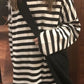 Long Sleeve Basic Striped Shirts