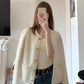 Long Sleeve O-Neck Elegant Cardigan Sweater