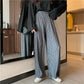 High Waist Loose Casual Pleated Long Pants