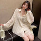 Loose Semi Transparent Lace Tassel Blouse Shirt