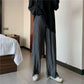 High Waist Loose Casual Pleated Long Pants