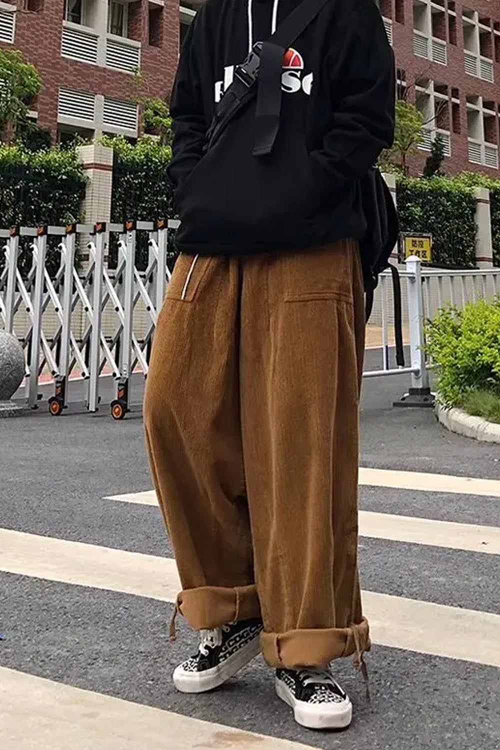 Loose Classic Corduroy Long Pants