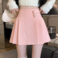 High Waist Sequined Pleated Mini Skirts