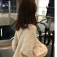 Loose High Neck Knitted Sweater