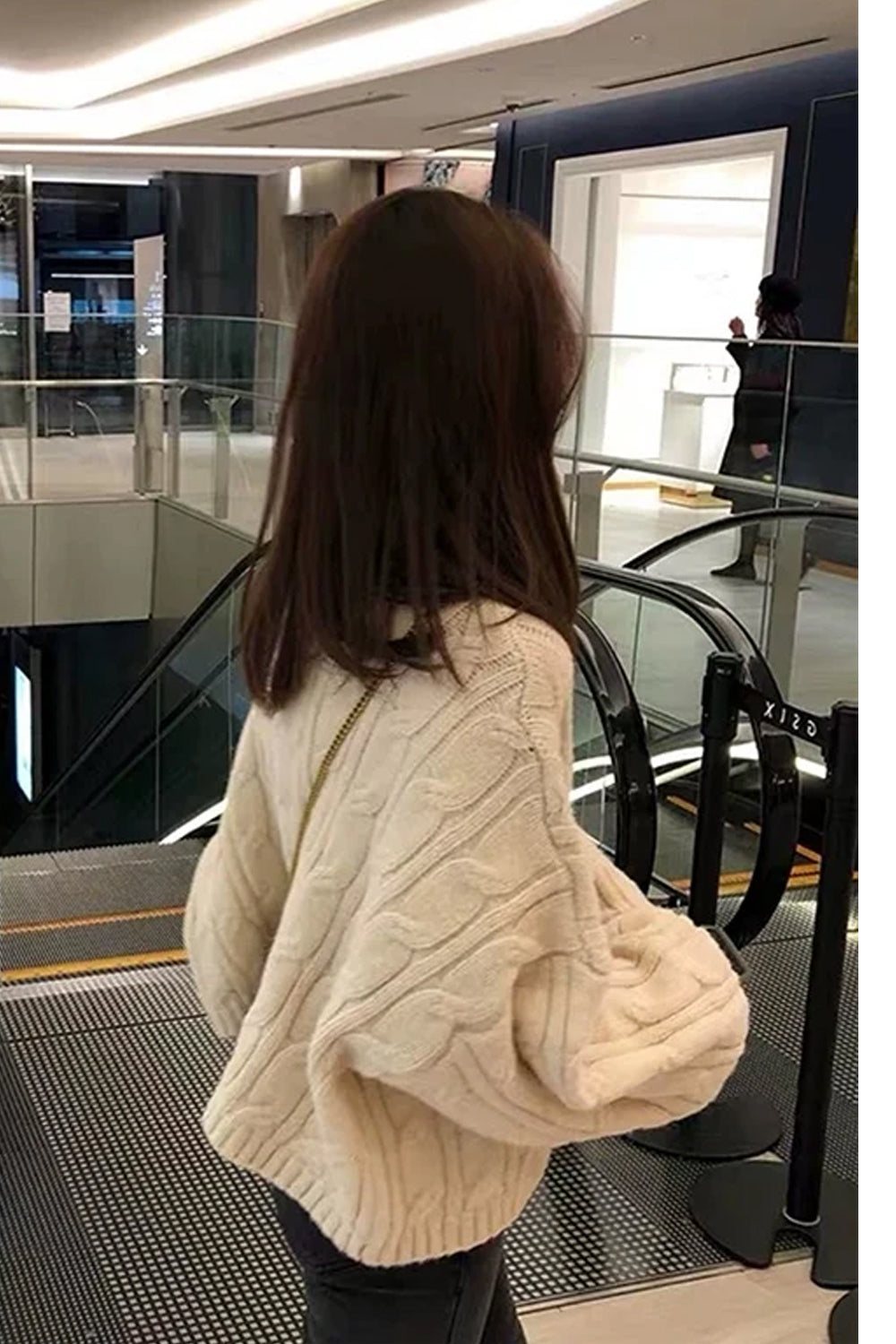 Loose High Neck Knitted Sweater