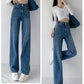 High Waist Full Length Basic Colors Jeans Pants