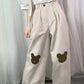 Loose Cute Cartoon Bear Ankle Pants