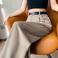 High Waist Loose Wide Leg Office Pants