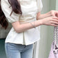 Puff Sleeve Square Collar Blouse Shirts