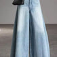 Loose Wide Leg Ankle Length Jeans Pants