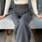 High Waist Belted Elegant Loose Pants