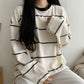 Long Sleeve Big Striped Casual Shirts