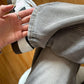 High Waist Vintage Washed Light Grey Jeans Pants