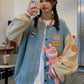 Retro Embroidered Corduroy Baseball Jacket