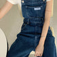 Vintage Loose Wide Leg Blue Denim Jumpsuits