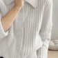 Long Sleeve Turn Down Collar Knitted Cardigan Sweater