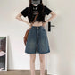 High Waist Summer Denim Shorts Jeans