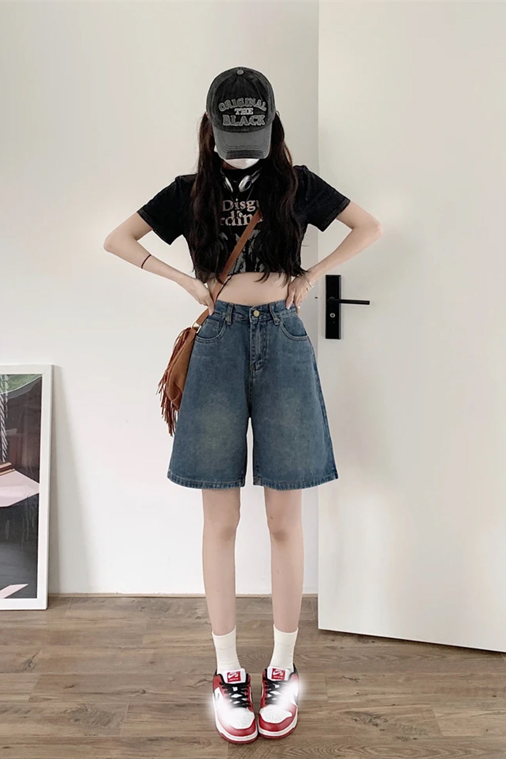 High Waist Summer Denim Shorts Jeans