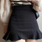 High Waist Ruffles Mermaid Style Mini Skirts