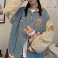 Retro Embroidered Corduroy Baseball Jacket