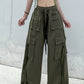 High Waist Wide Leg Cargo Pants