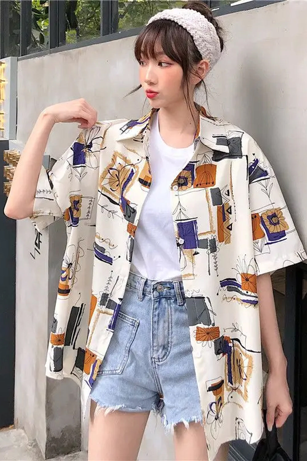 Short Sleeve Vintage Graphic Shirt