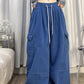 Loose Wide Leg Cargo Pockets Sweatpants