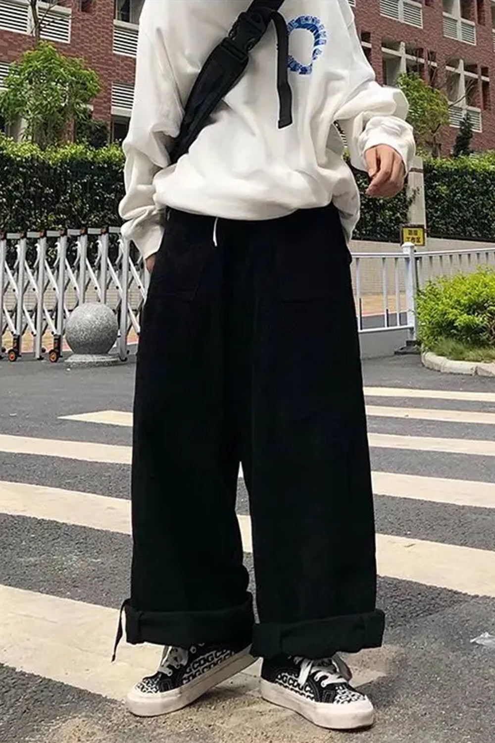 Loose Classic Corduroy Long Pants