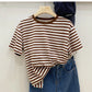 Short Sleeve Colors Striped Shirts