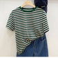 Short Sleeve Colors Striped Shirts