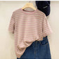 Short Sleeve Colors Striped Shirts