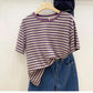 Short Sleeve Colors Striped Shirts