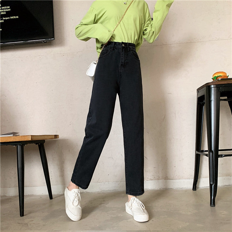 High Waist Long Skinny Ankle Slim Jeans Pants