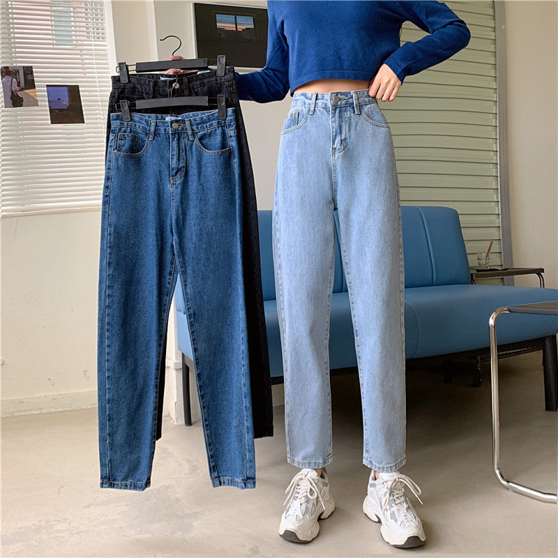 High Waist Long Skinny Ankle Slim Jeans Pants