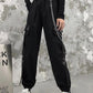 High Waist Casual Jogger Pants With Chain
