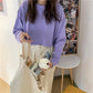 Long Sleeve Candy Colors Crop Slim Shirts